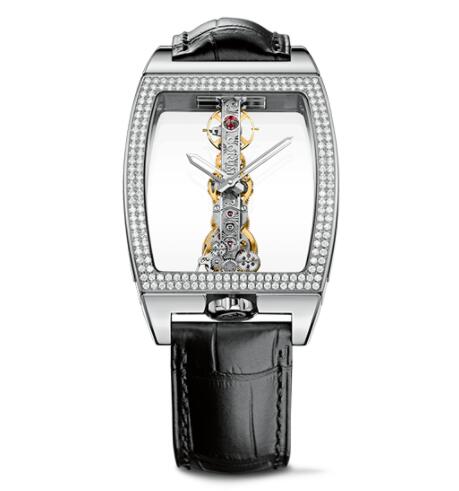 Review Replica Corum Golden Bridge Classic White Gold Diamonds Watch B113/01044 - 113.161.69/0001 0000